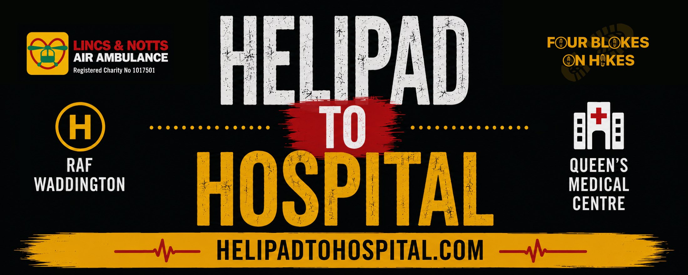 Helipad to Hospital — RAF Waddington to Queen's Medical Centre, 44 miles for the Lincs & Notts Air Ambulance