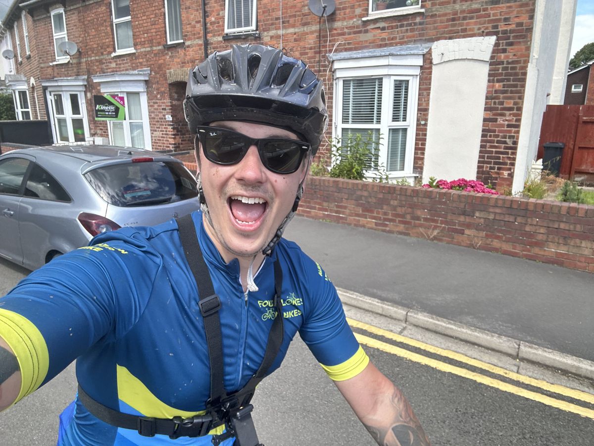 Matt out on the bike