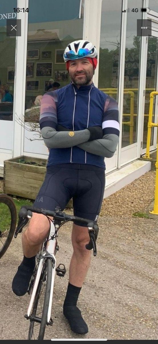 Tony on the bike